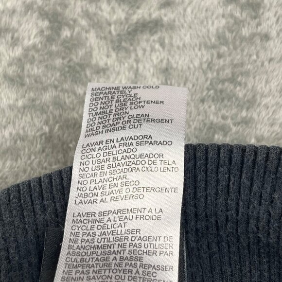 Miami Hurricanes Varsity Jacket Womens Large Gen2 Gray Black Quilted Snap Button - Picture 9 of 11